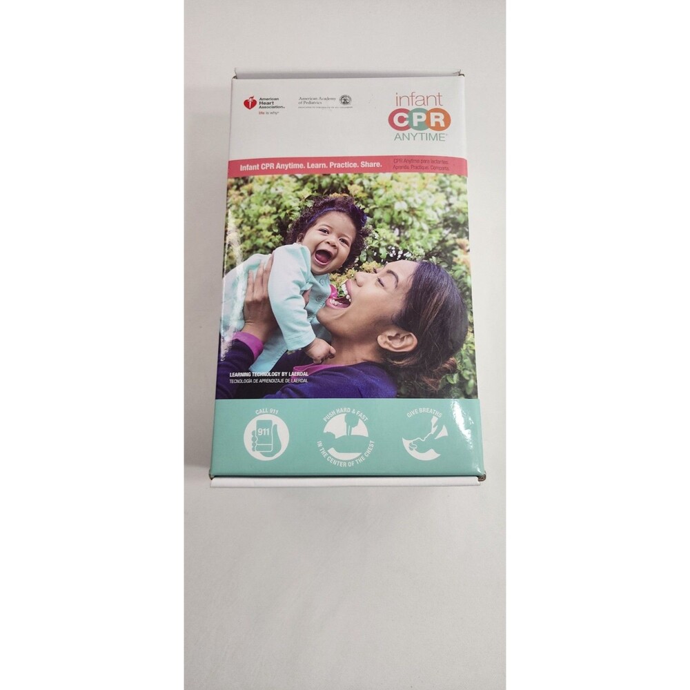 Infant CPR Anytime Brown Skin Kit By American Heart Association New Open Box